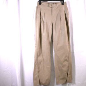 NWT Hudson Rosie Women's Chinchilla Faux Leather Trousers Size 24x30